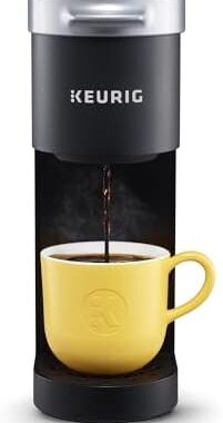 Keurig K-Mini Single Serve K-Cup Pod Coffee Maker, 6 to 12oz Brew size, with Cord Storage, Perfect for Small Spaces, Black