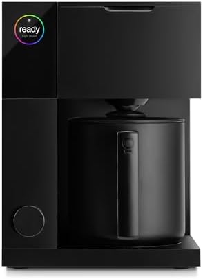 Fellow Aiden Precision Coffee Maker – 10-Cup Thermal Carafe, Programmable Drip Coffee Machine, Single Serve & Batch Brew, Adjustable Brew Strength, Removable Water Tank, Matte Black