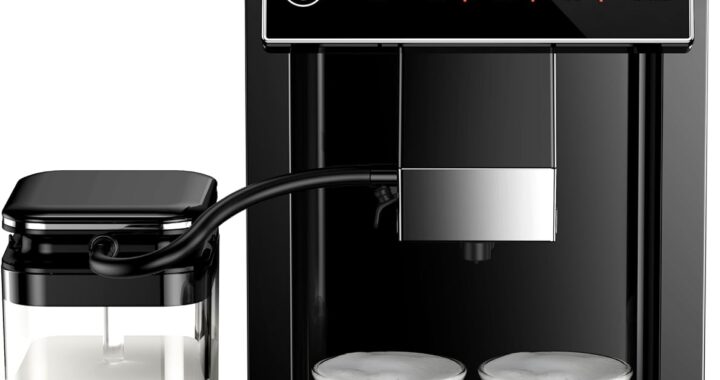 EUHOMY Fully Automatic Espresso Machine Review: One-Touch Coffee with Grinder and Milk Frother